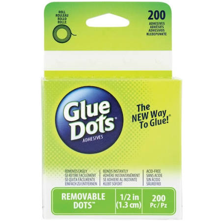 1/2" Removable Glue Dots 200